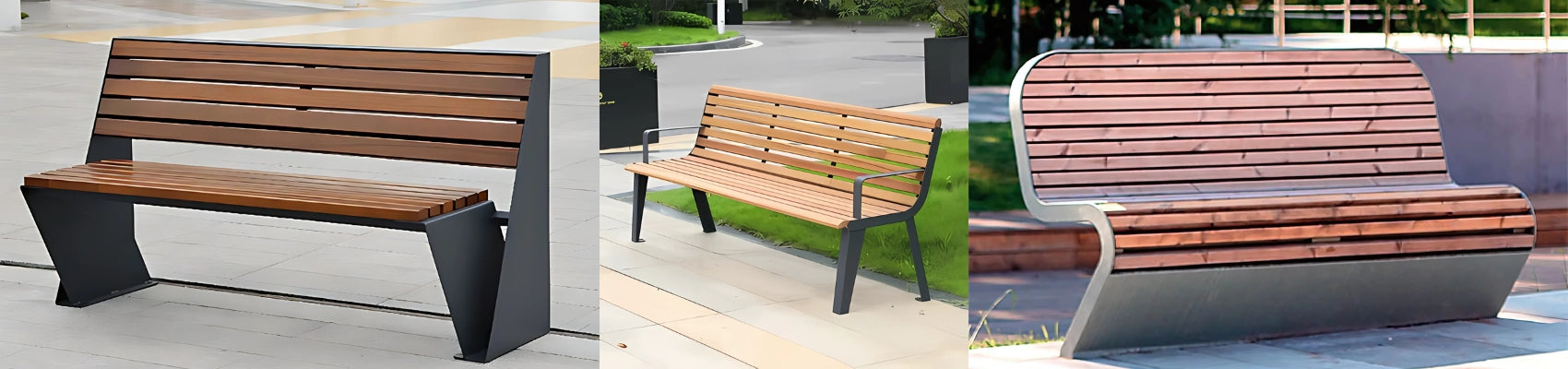 Modern Metal Casted Garden Bench | Contemporary Outdoor Bench | गार्डन बेंच / Patio Furniture