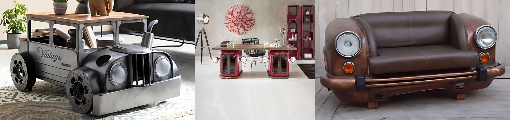 Antique Rustic Decorative Automobile Furniture