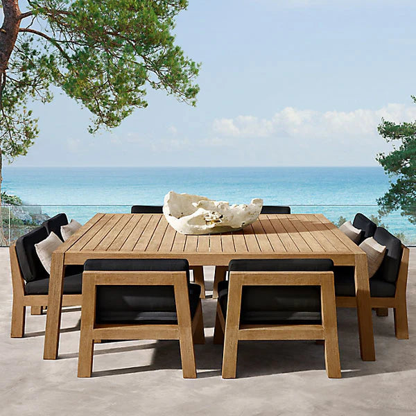 Outdoor Wooden Dining Set | Garden Patio Furniture | आउटडोर लकड़ी डाइनिंग सेट