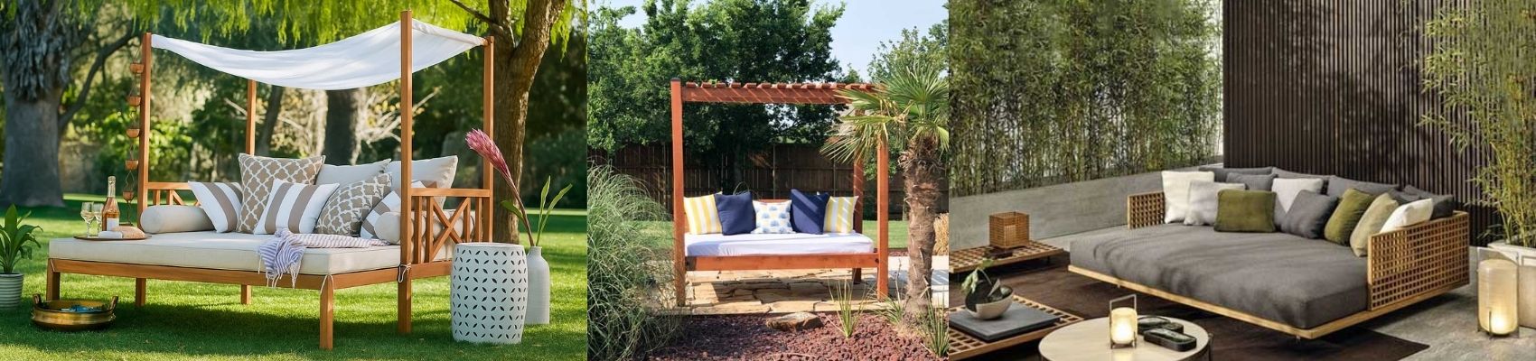 Outdoor Wooden Daybed