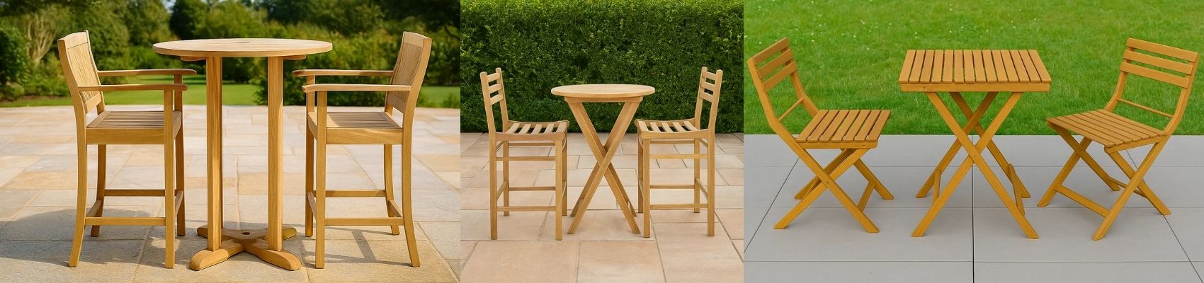 Outdoor Wooden Bar Sets | आउटडोर वुडन / लकड़ी बार सेट / Luxury Patio Furniture for Terrace & Balcony