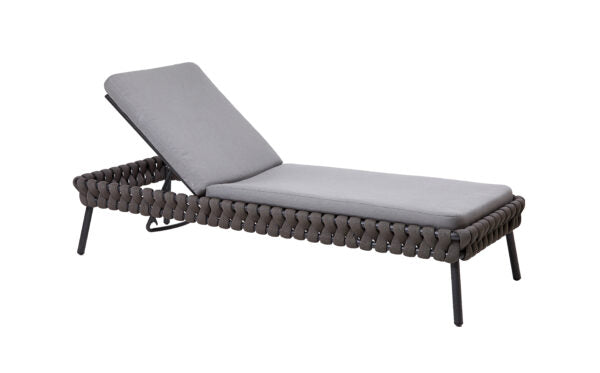 Outdoor Braided & Rope Sunlounger - Birilyant Prime