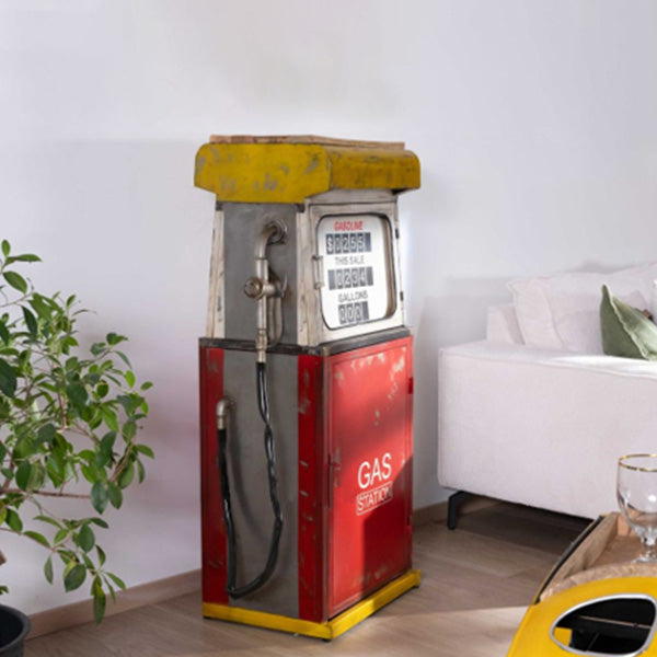 Antique Rustic Automobile Furniture - Wine Cabinet - FuelCraft