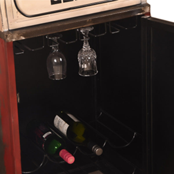 Antique Rustic Automobile Furniture - Wine Cabinet - FuelCraft