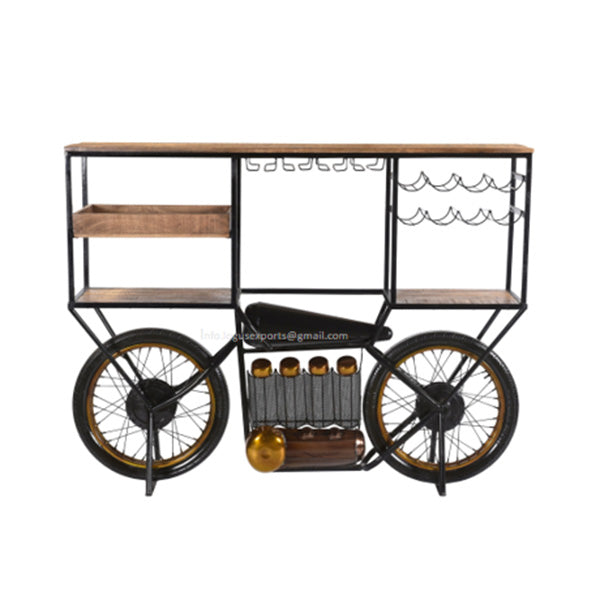 Antique Rustic Automobile Furniture - Wine Cabinet - Vintage Spin