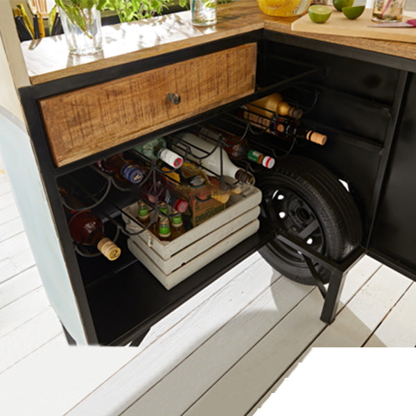 Antique Rustic Automobile Furniture - Wine Cabinet - WineCab Express