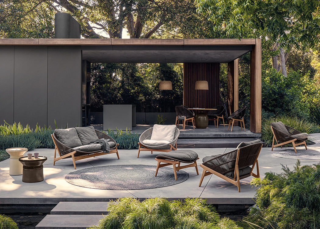 Outdoor Furniture - Outdoor Braid & Rope Occasional Chair - Florence Mini