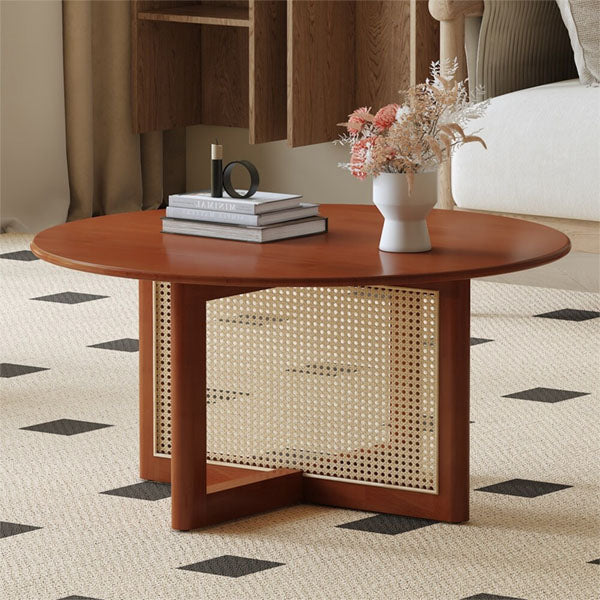 Cane Rattan Coffee Table - Zephyr