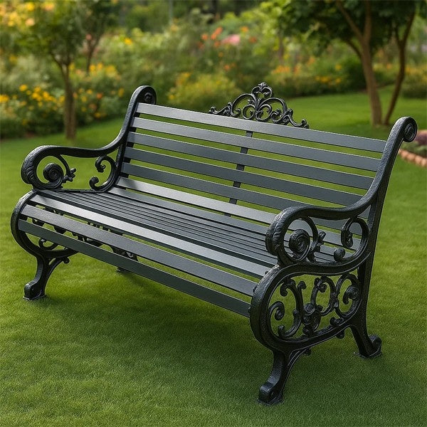 Cast Alluminum / Iron Outdoor Furniture -Garden Bench - Hungarian