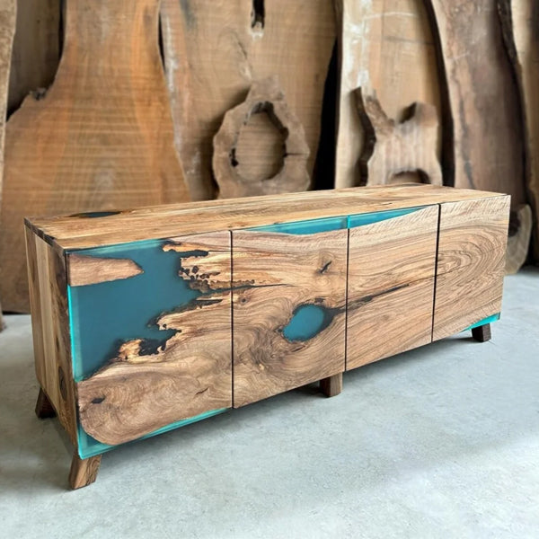 Epoxy Resin Furniture - Chest of Drawer - Auraline Ocean Edge