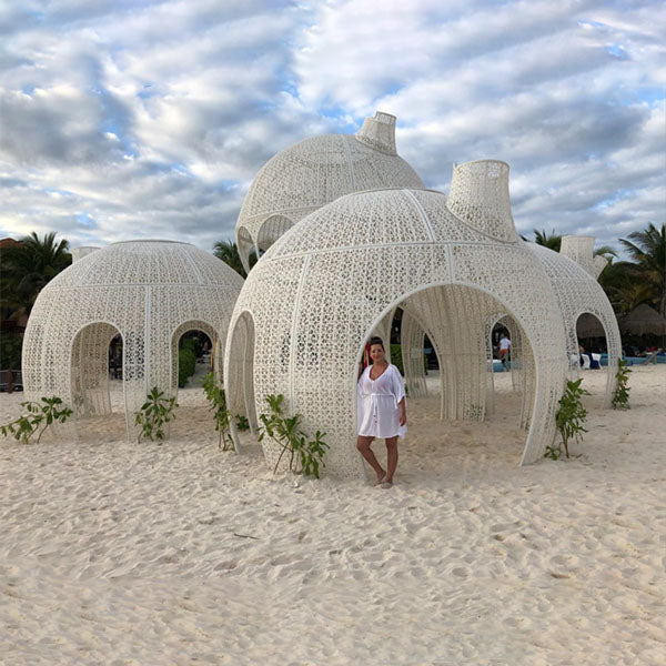 Outdoor Wicker Cabana & Gazebo - GLACIA Signature Dome