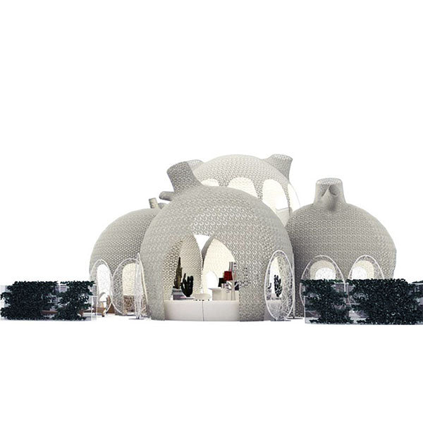 Outdoor Wicker Cabana & Gazebo - GLACIA Signature Dome