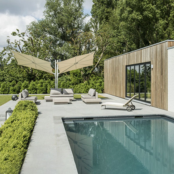 Garden Umbrella - Patio Parasol -Outdoor Furniture - Sun Shade - Rain Shade- Skyline Double side Butterfly Umbrella
