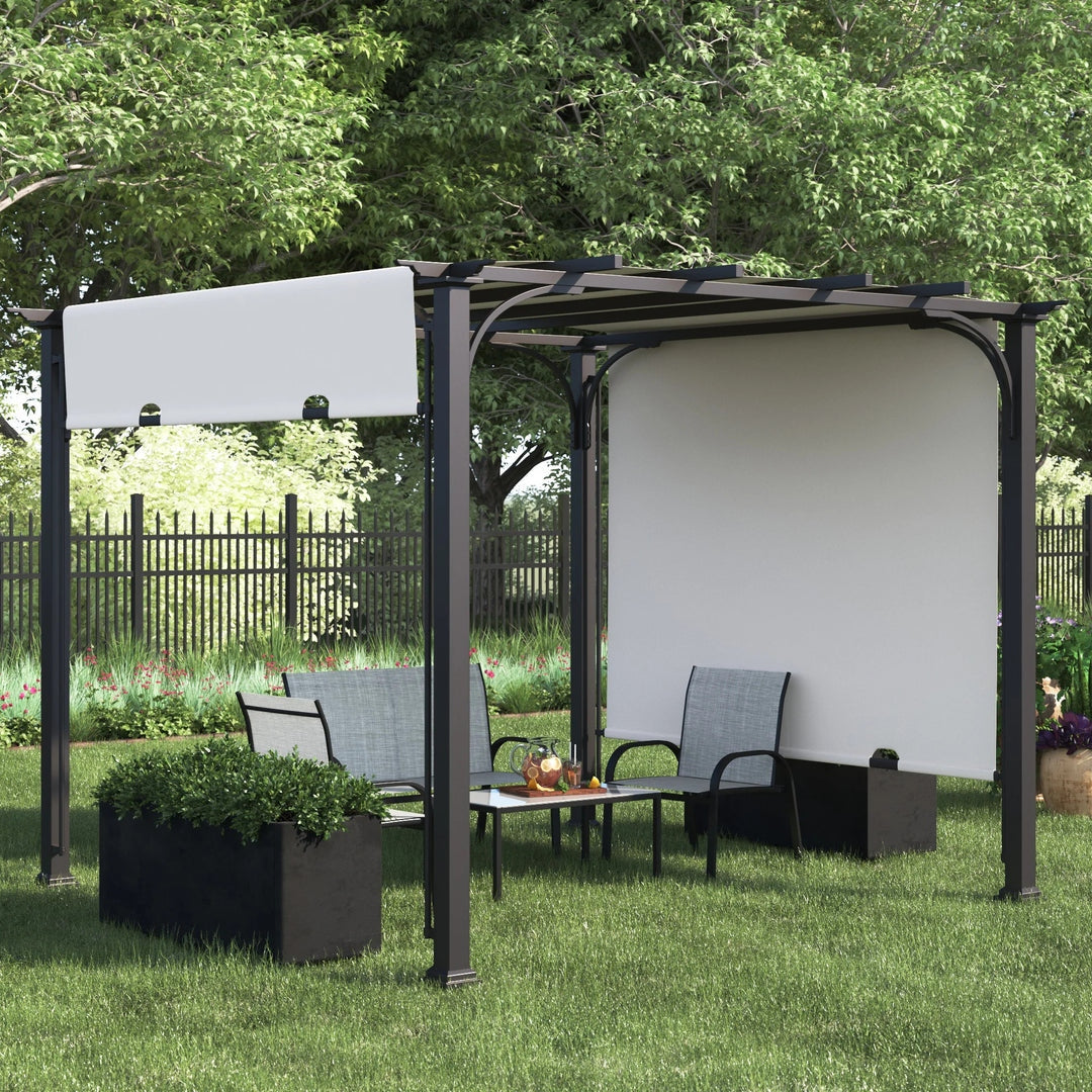 Garden Umbrella - Retractable Pergolas - Stable Patio Parasol - Square Umbrella - Pergola Cum Umbrella - PortaLux