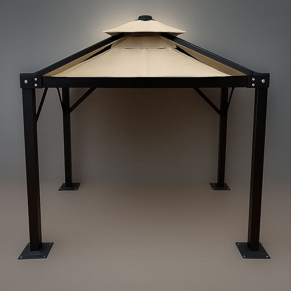 Garden Umbrella - Retractable Pergolas - Stable Patio Parasol - Square Umbrella - Gazebo Cum Umbrella - Oasis Firm