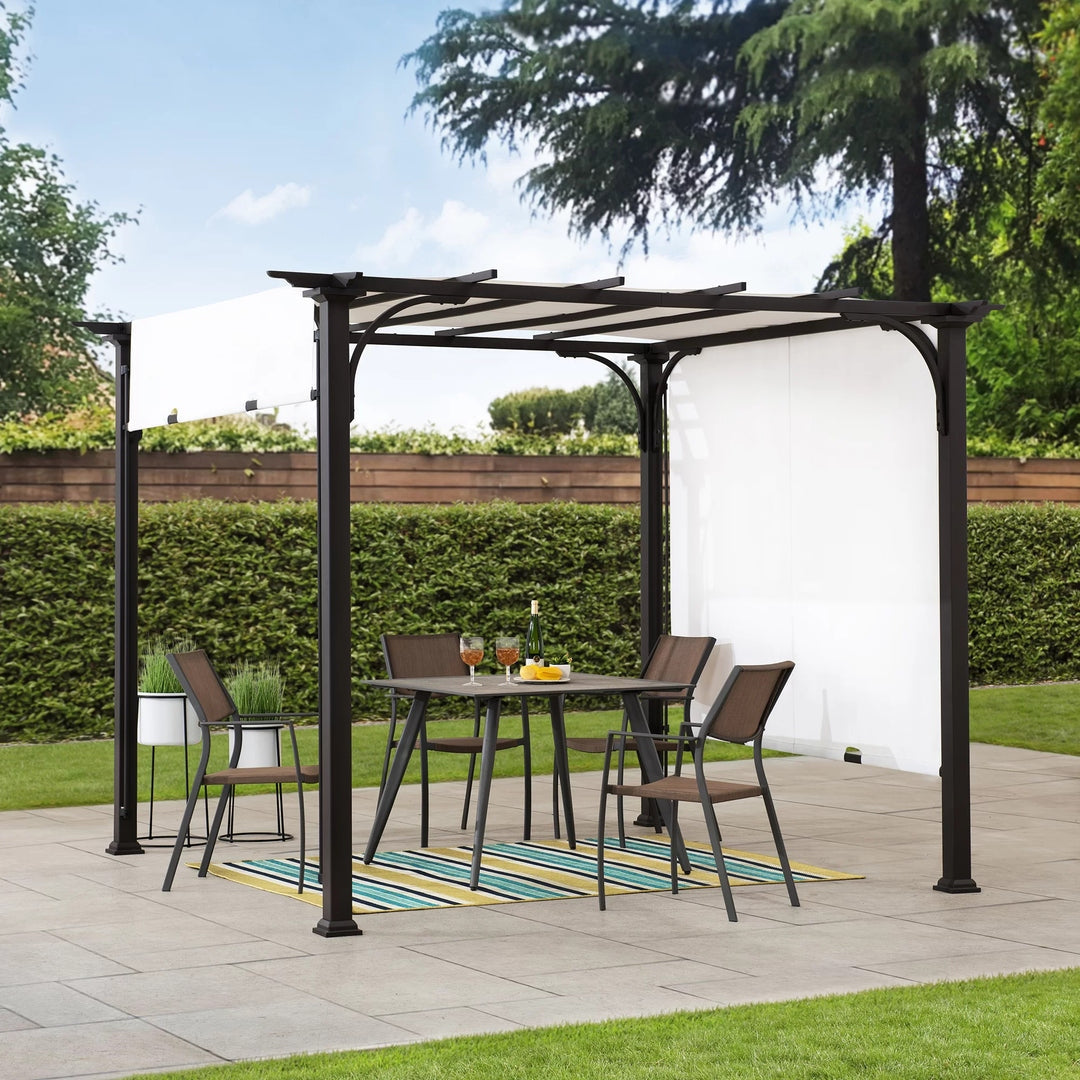 Garden Umbrella - Retractable Pergolas - Stable Patio Parasol - Square Umbrella - Pergola Cum Umbrella - PortaLux
