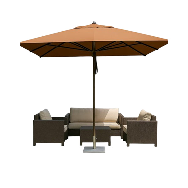 Garden Umbrella - Sun Shade - Patio Parasol - Square Umbrella - Coastal Quad