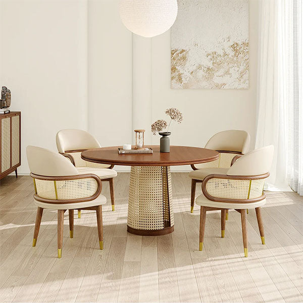 Indoor Upholstered Dining Set - Lumina