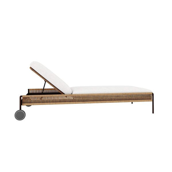 Outdoor Braided, Rope & Cord Sunlounger - Pristine Prime