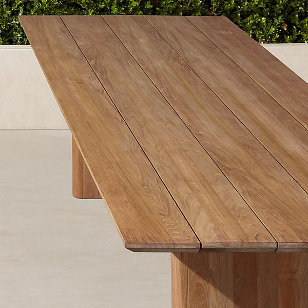 Outdoor Furniture Wood - Dining Set - Oak - Ready Stock Sale