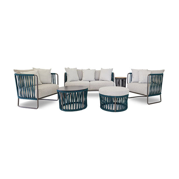 Outdoor Braided & Rope Coffee Set - Tavina