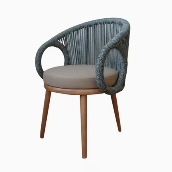 Outdoor Furniture Braid and Rope Heigh Back Chair,Lazy Chair, Rest Chair, Easy Chair, Ocassional chair - Fabrisse