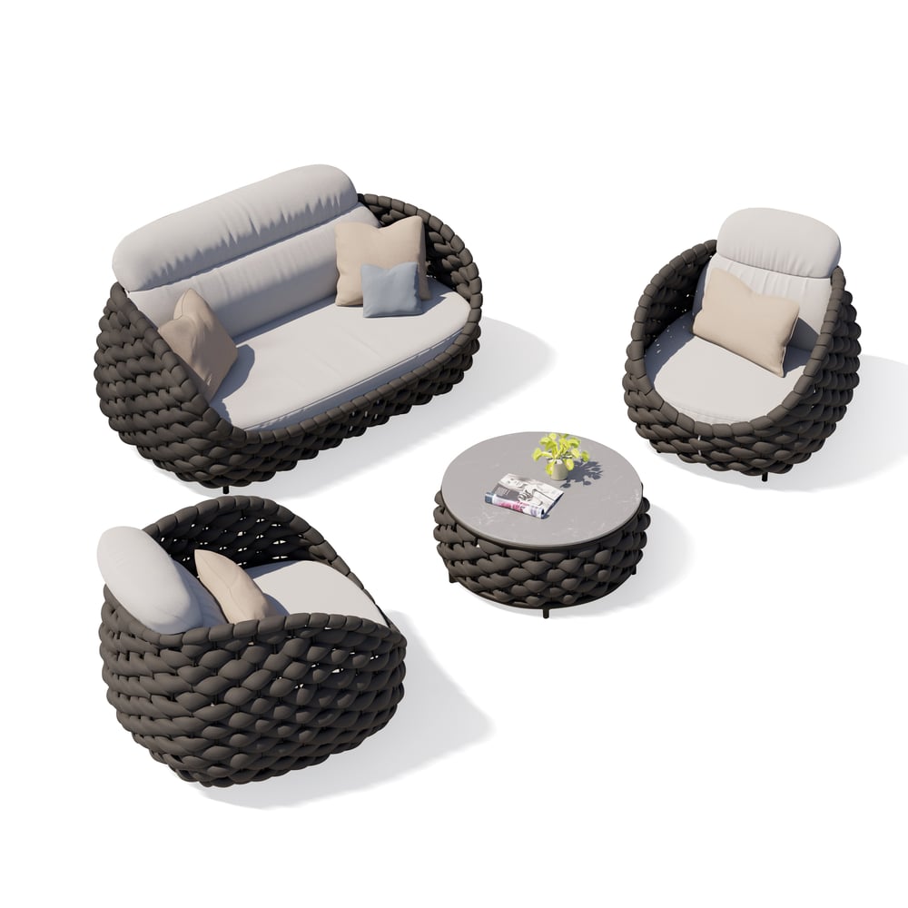Outdoor Furniture Braided, Rope & Cord, Sofa - Textline