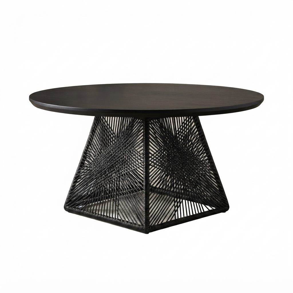Outdoor Furniture Patio Braid & Rope Coffee Table & Center Table - Tessera 2