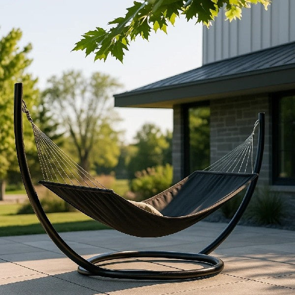 Outdoor Furniture Wicker Hammock Swing - Serene Curve