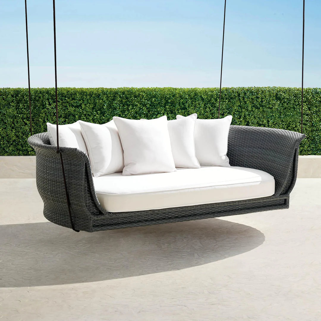 Outdoor Furniture Wicker Three Seater Swing – Haven