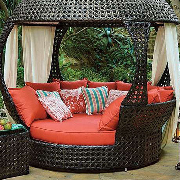 Outdoor Wicker Cabana & Gazebo - Dovix Dome