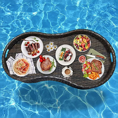 Outdoor Wicker Floating Tray Solstice