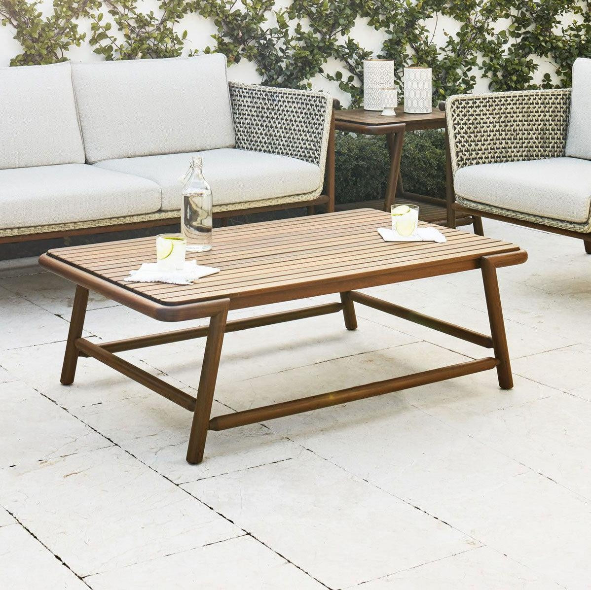 Outdoor Wicker and Alluminum Sofa- Beaumont Rattan