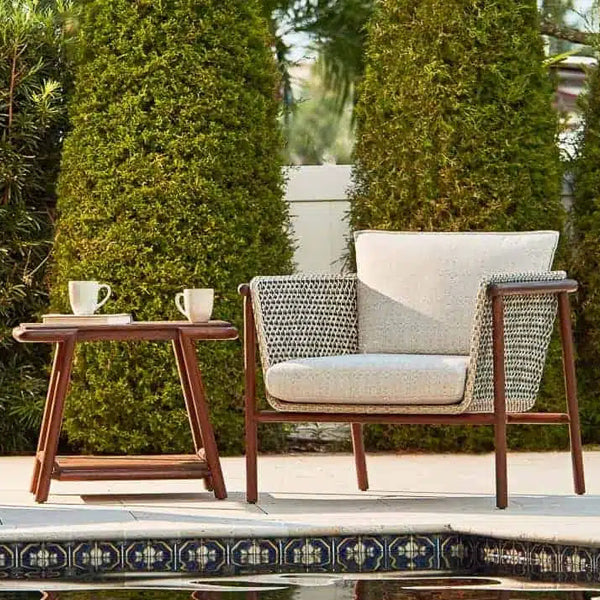 Outdoor Wicker and Alluminum Sofa- Beaumont Rattan