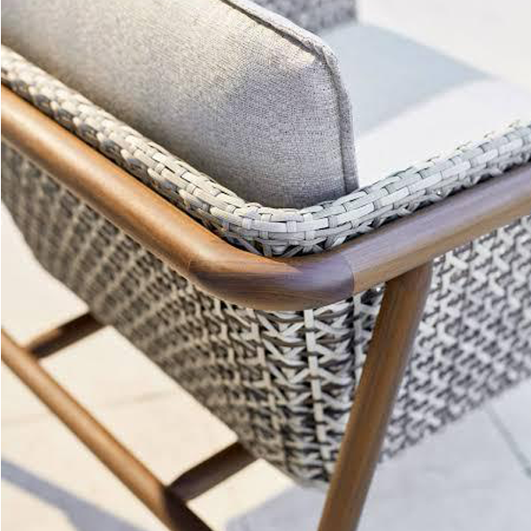 Outdoor Wicker and Alluminum Sofa- Beaumont Rattan