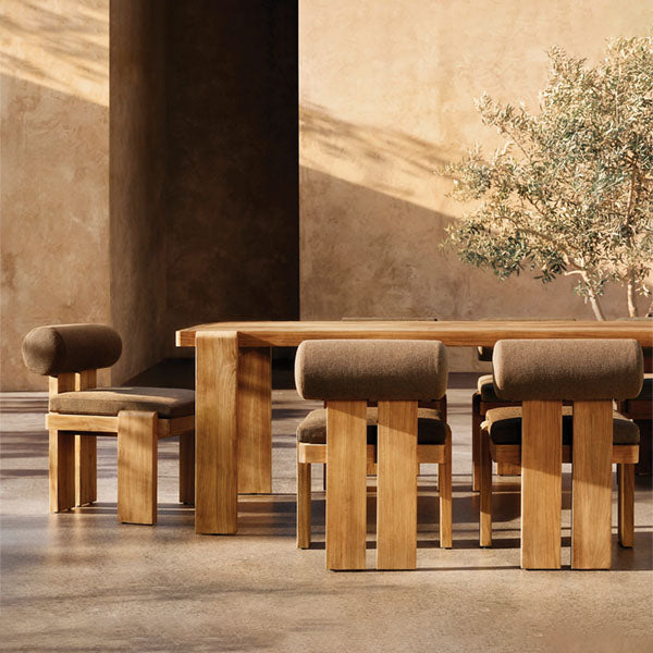 Outdoor Wood - Dining Set - Silver Moon