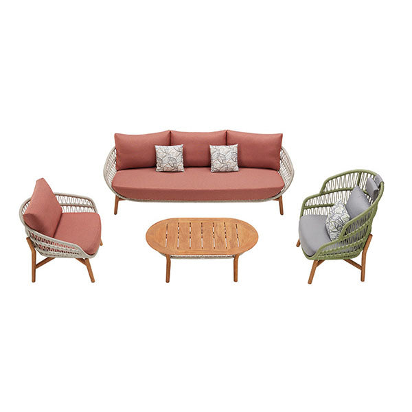 Outdoor Wood - Sofa Set - Divine Rest