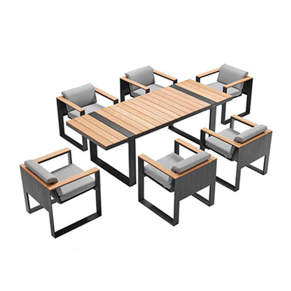 Outdoor Wood & Alluminum - Dining Set - The Soulwood Table