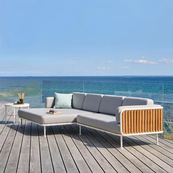 Outdoor Wood & Aluminum - Sofa Set -MetalHaus