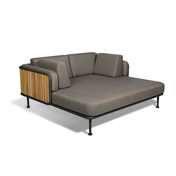 Outdoor Wood & Aluminum - Sofa Set -MetalHaus