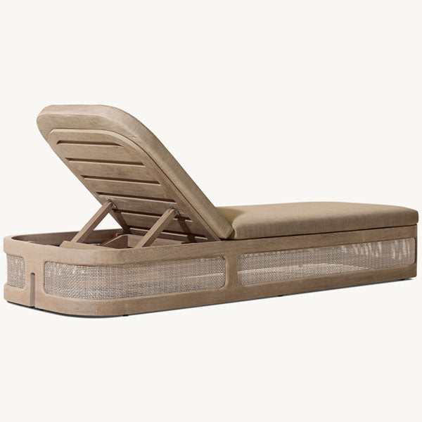 Outdoor Wooden - Sun Lounger - SunSerenity 4
