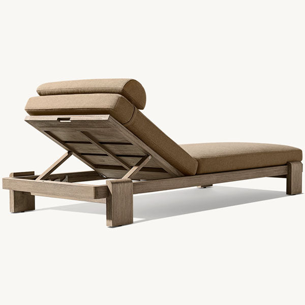 Outdoor Wooden - Sun Lounger - Sunspace