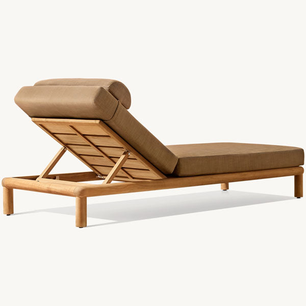 Outdoor Wooden - Sun Lounger - Verdant Retreat 2