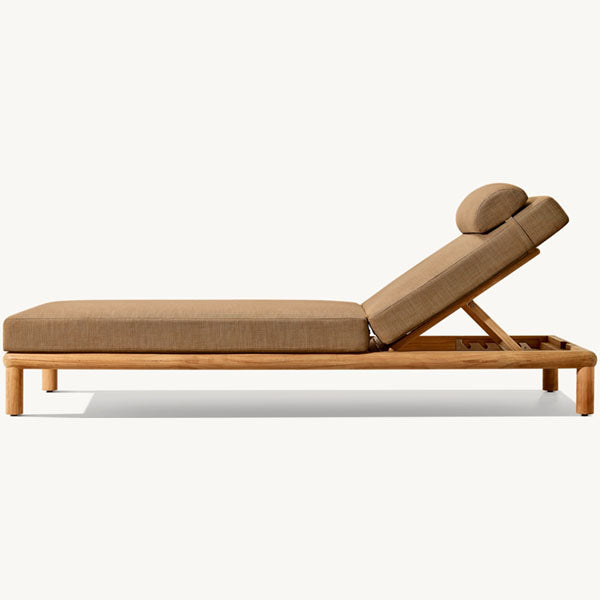 Outdoor Wooden - Sun Lounger - Verdant Retreat 3
