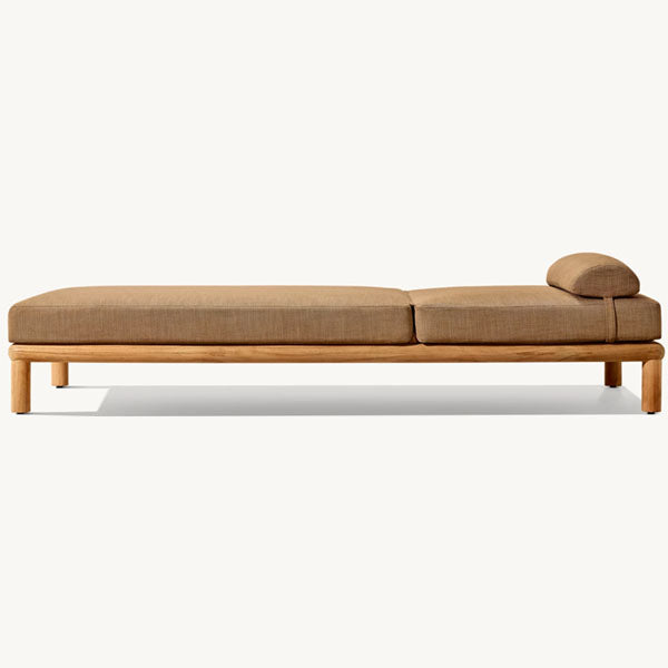 Outdoor Wooden - Sun Lounger - Verdant Retreat 4