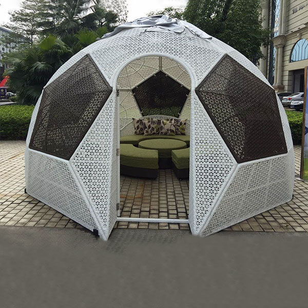 Outdoor Wicker Cabana & Gazebo - The Arka Vista Gazebo