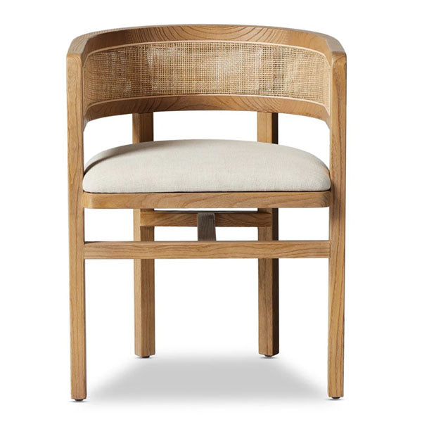 Wooden Rattan Cane Chair - Stargazer