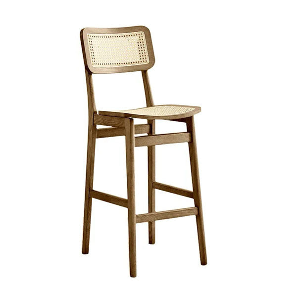 Wooden Cane & Rattan Bar Set Serene