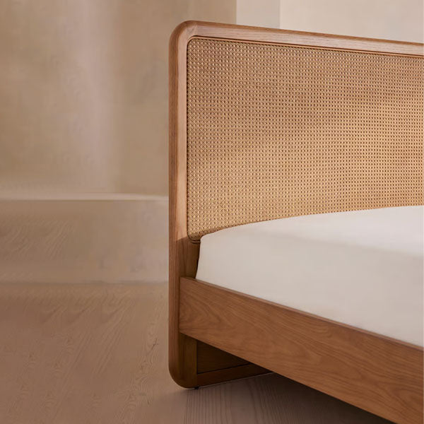 Cane & Rattan Furniture - Bed With Mattress- LuxeNap