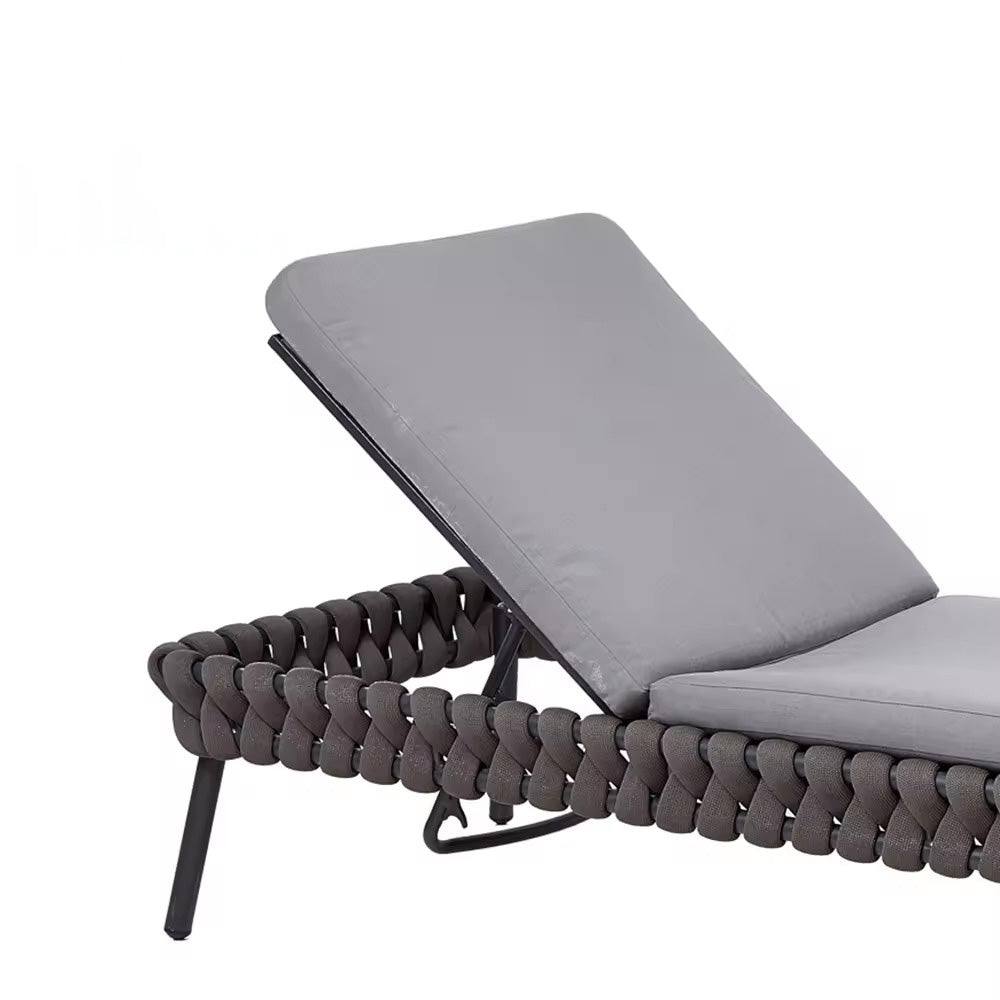 Outdoor Braided & Rope Sunlounger - Birilyant Prime